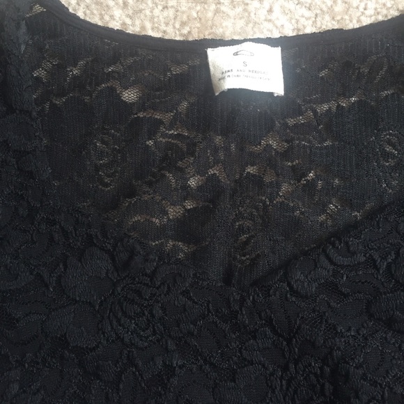 Urban Outfitters Black Lace Dress S - Picture 4 of 5